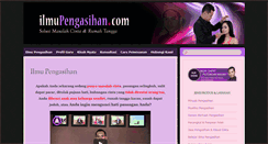 Desktop Screenshot of ilmupengasihan.com